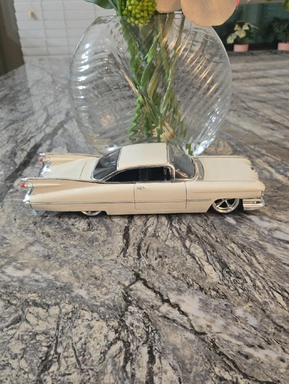 Classic Cream Cadillac